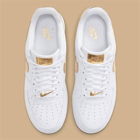 air force 1 metallic gold